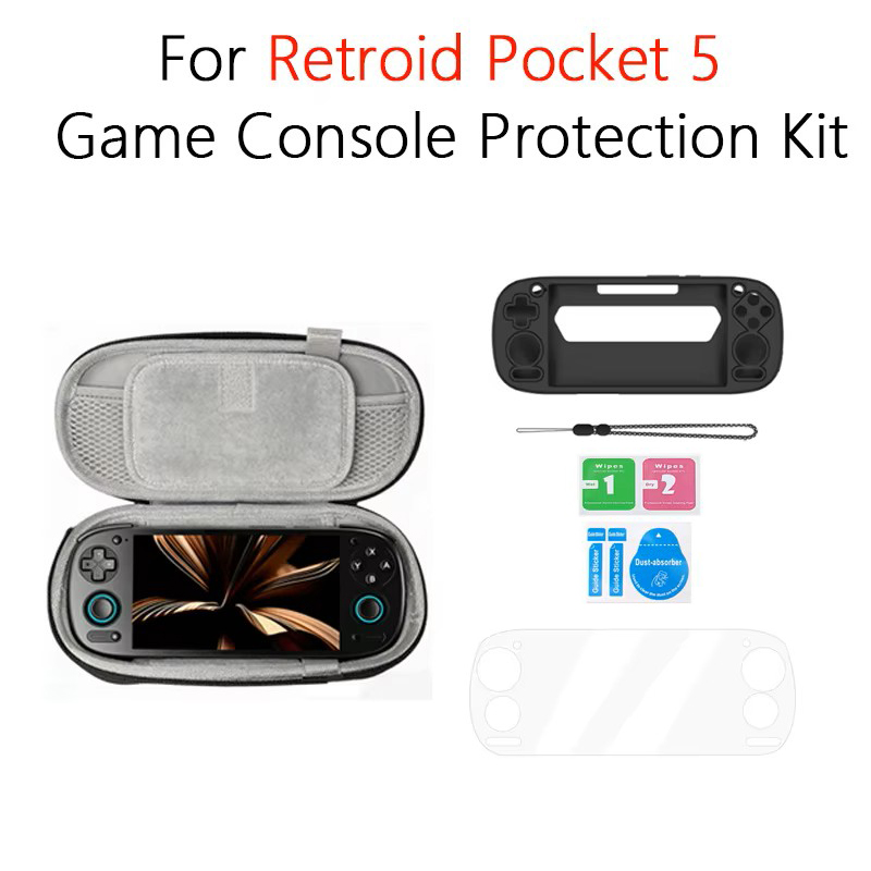 Screen Protector Tempered Glass Console - Game Console Protection Kit for Retroid