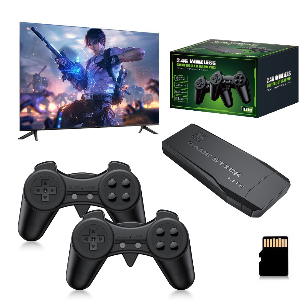 Retro Game Console Hdmi Tv Output - Portable 4K Retro Game Stick Console