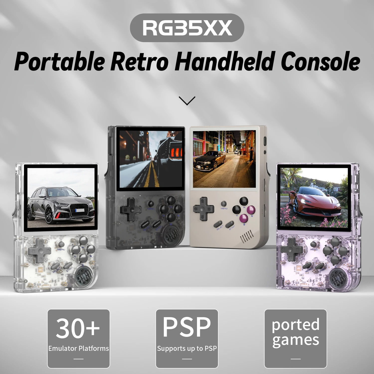 Retro Handheld Console Linux Ips Screen - RG35XX Handheld Game Console Linux System
