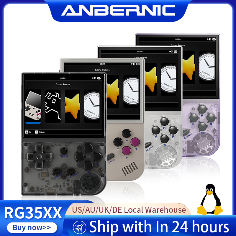 Retro Game Console Hdmi Tv Output - ANBERNIC 2024 New RG35XX Retro Handheld