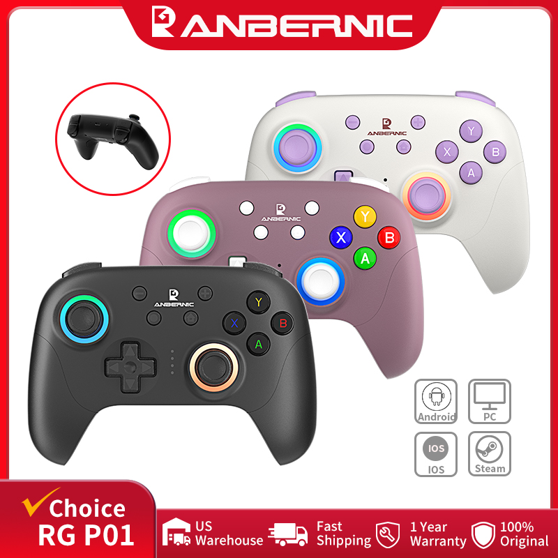 Wireless Retro Controller Bluetooth Gamepad - ANBERNIC RG P01 Retro Games Controller