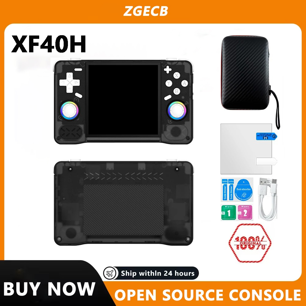 Open Source Retro Game Console 4 Inch - FLLAPT 20000+games XF40H Open Source Handheld