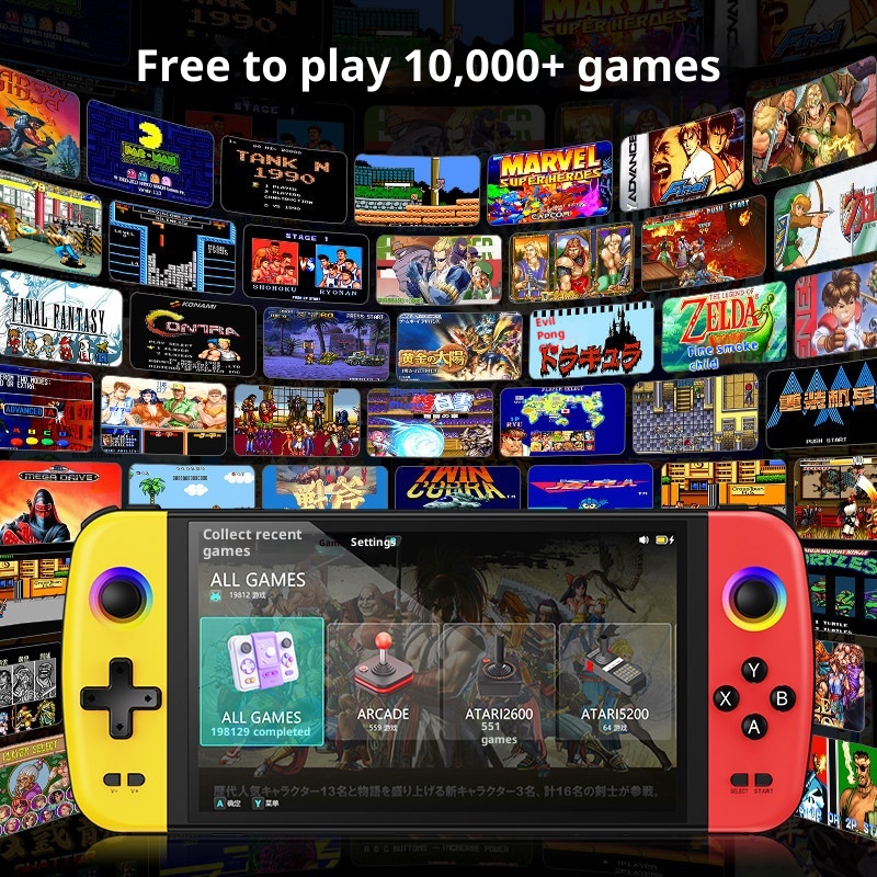 Powkiddy Handheld Game Console - Retro Game Console Hdmi Tv Output 评论和价格