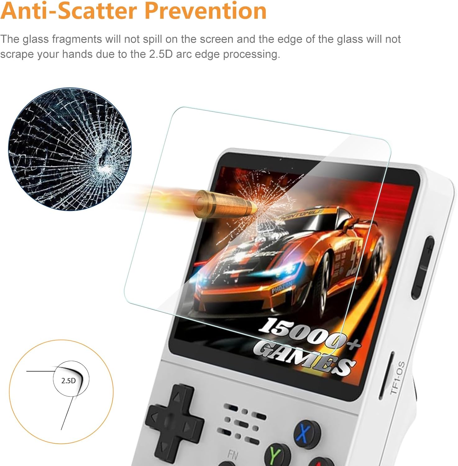 3 IN 1 Carrying Storage Case w - Screen Protector Tempered Glass Console 评论和价格