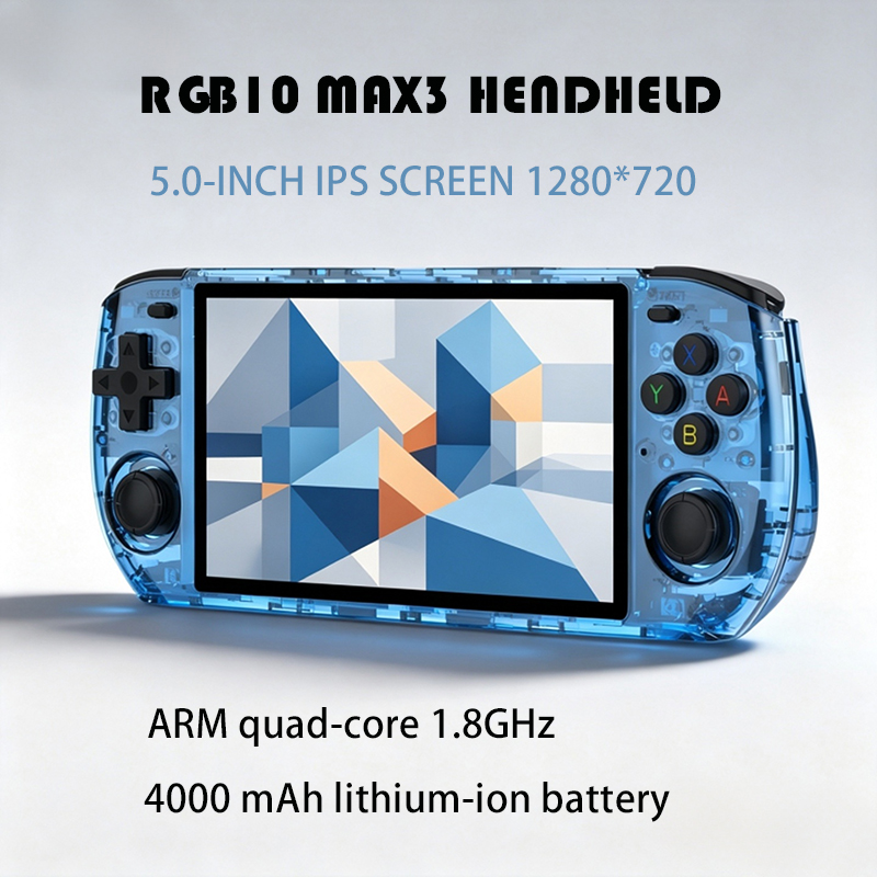 RGB10 MAX3 5.0-Inch IPS Screen - Retro Handheld Console Linux Ips Screen 评论和价格