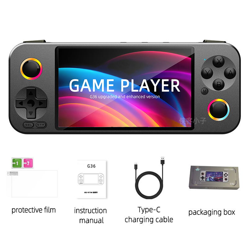 G36 Upgraded Handheld Psp Game - Open Source Retro Game Console 4 Inch 评论和价格