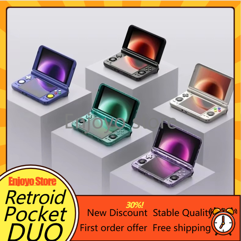 New Retroid Pocket Duo Retro G - Android Retro Gaming Handheld Oled 评论和价格