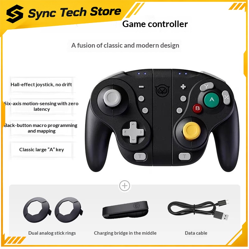 Retro GameCube Style Split Joy - Wireless Retro Controller Bluetooth Gamepad 评论和价格