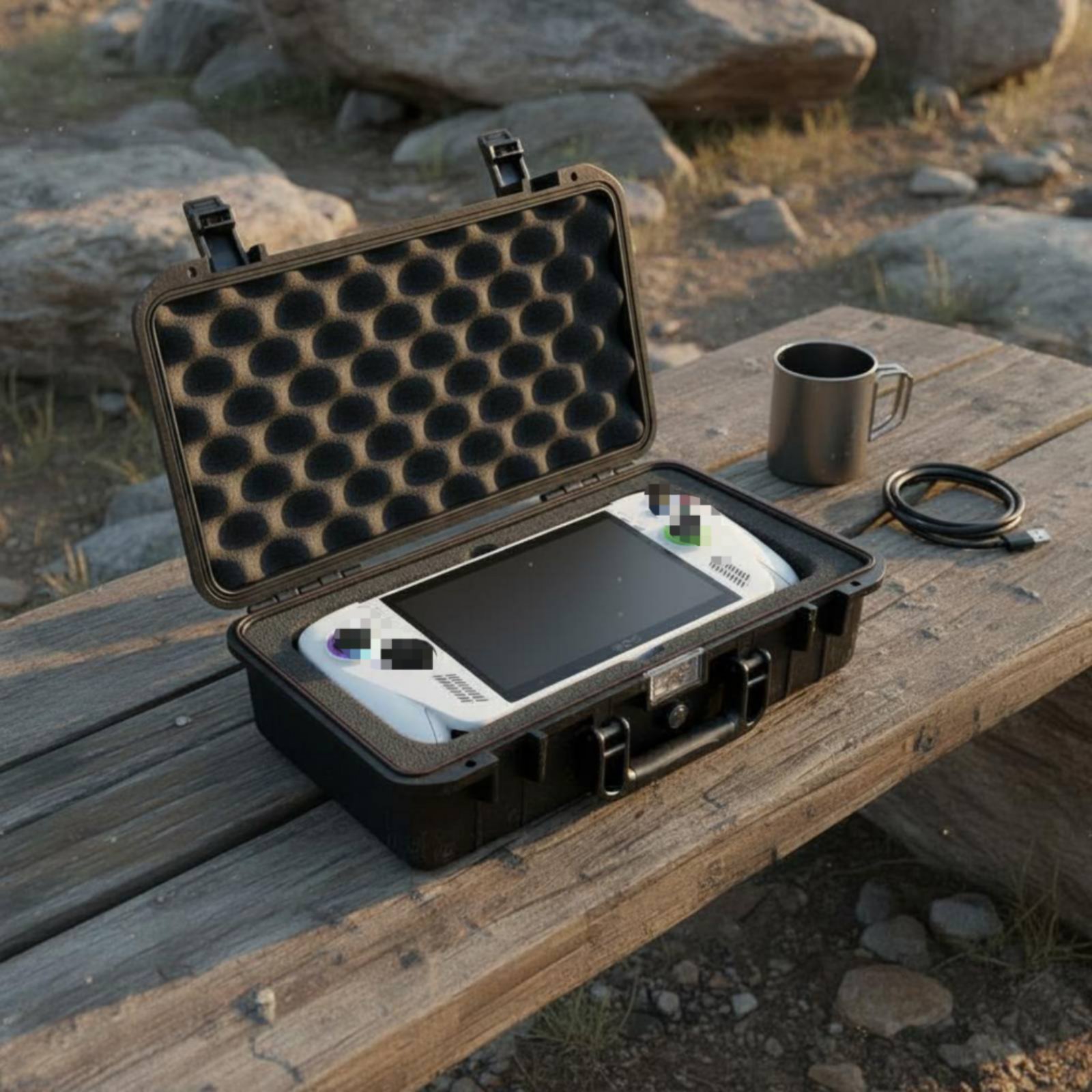 Hard Shell Console Case Shock  - Handheld Game Console Case Travel 评论和价格