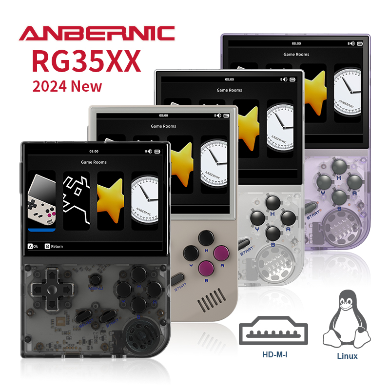 ANBERNIC 2024 New RG35XX Retro - Retro Game Console Hdmi Tv Output 评论和价格