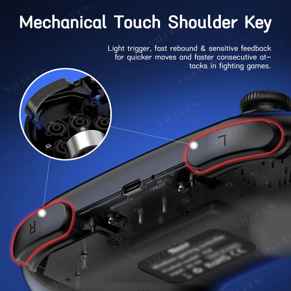 Wireless Fighting Game Control - Wireless Retro Controller Bluetooth Gamepad 评论和价格