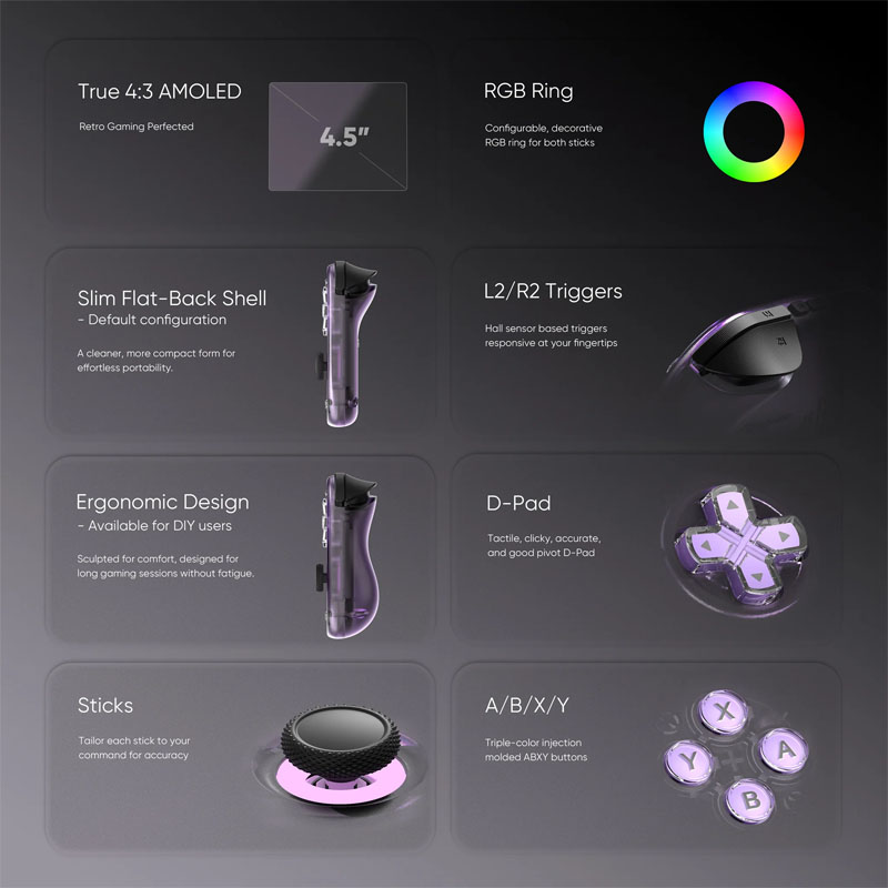 Retroid Pocket Nova gaming con - Android Retro Gaming Handheld Oled 评论和价格