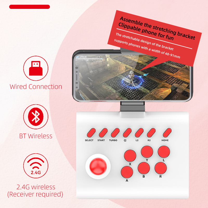 Arcade Gamepad Bluetooth Contr - Wireless Retro Controller Bluetooth Gamepad 评论和价格