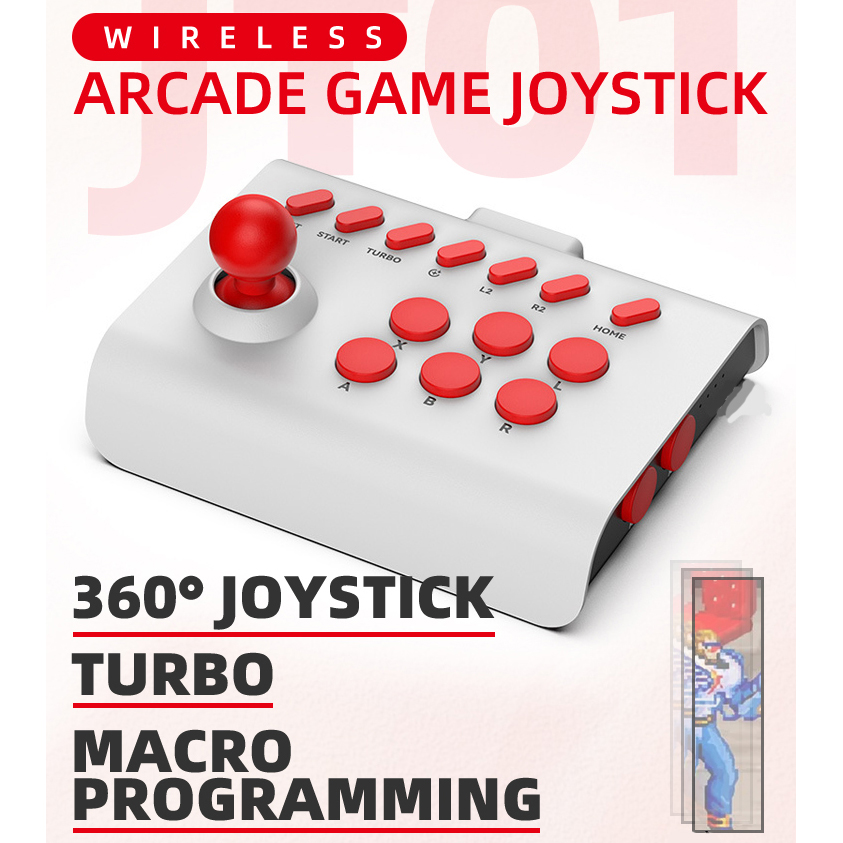Arcade Gamepad Bluetooth Contr - Wireless Retro Controller Bluetooth Gamepad 评论和价格