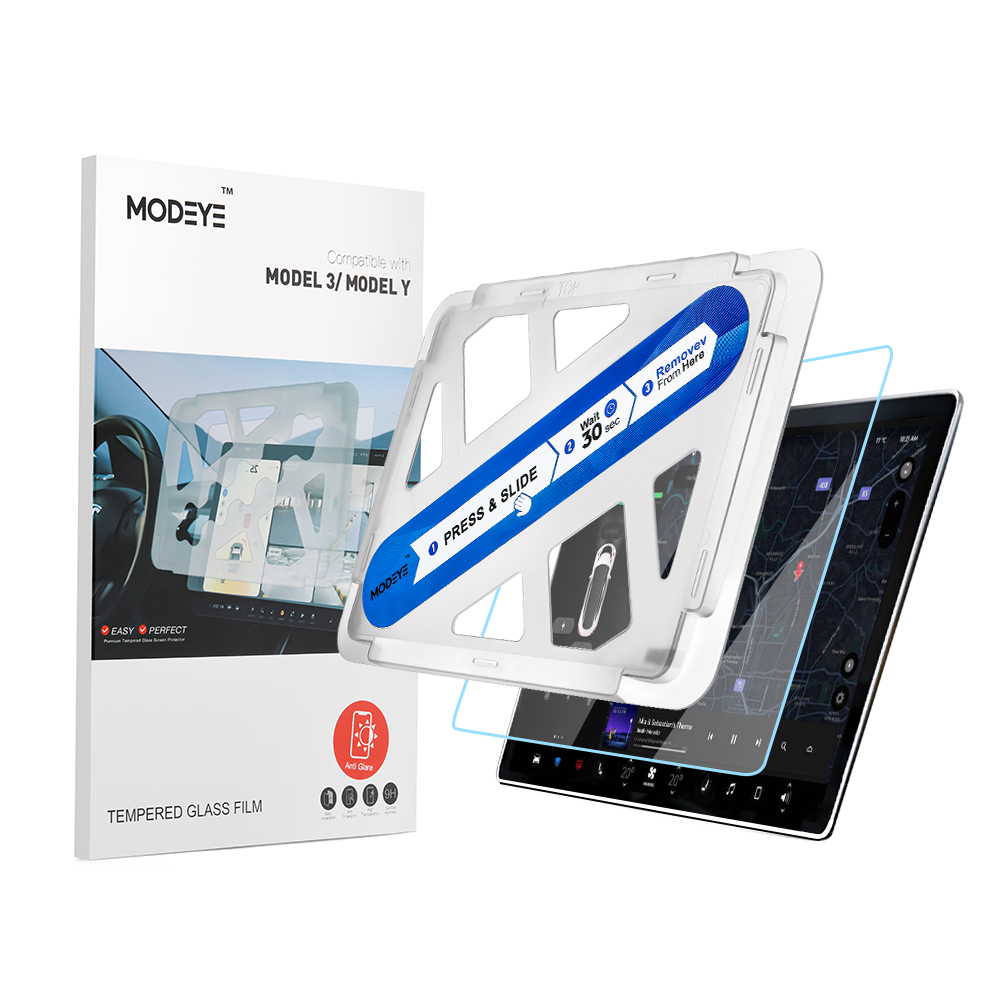 For Tesla Model 3 Y Car Naviga - Screen Protector Tempered Glass Console 评论和价格
