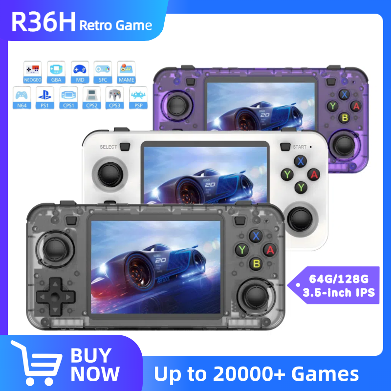 R36H Retro Handheld Video Game - Retro Handheld Console Linux Ips Screen 评论和价格