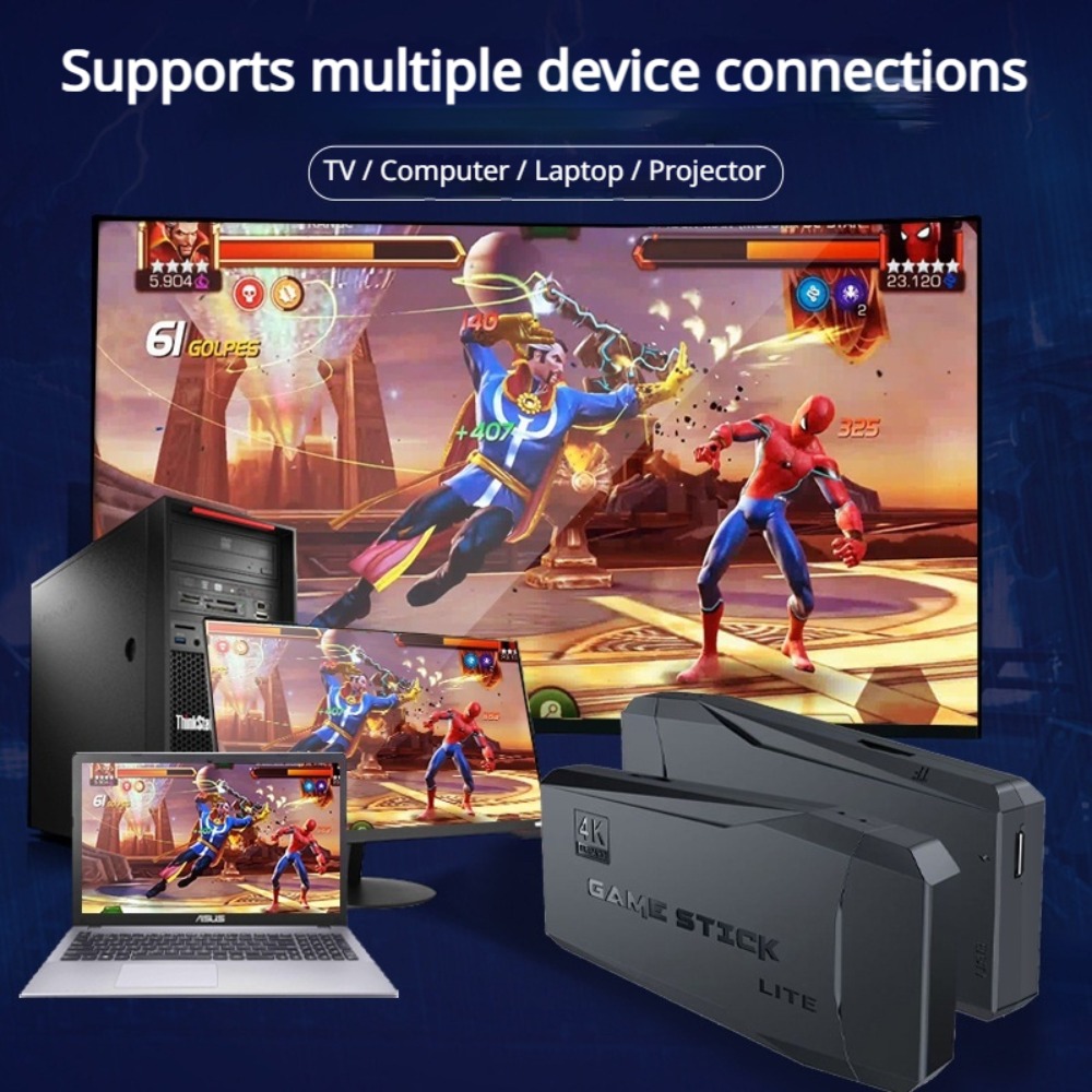 Portable 4K Retro Game Stick C - Retro Game Console Hdmi Tv Output 评论和价格