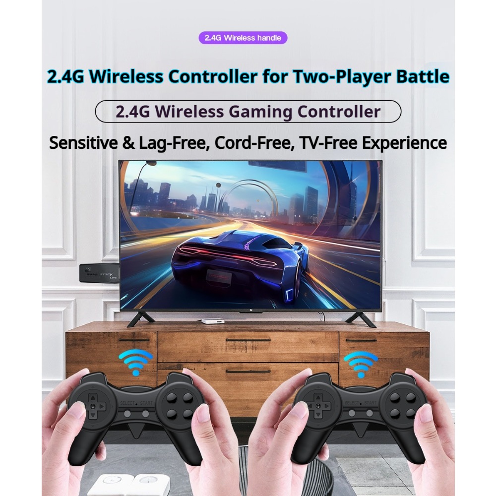 Portable 4K Retro Game Stick C - Retro Game Console Hdmi Tv Output 评论和价格