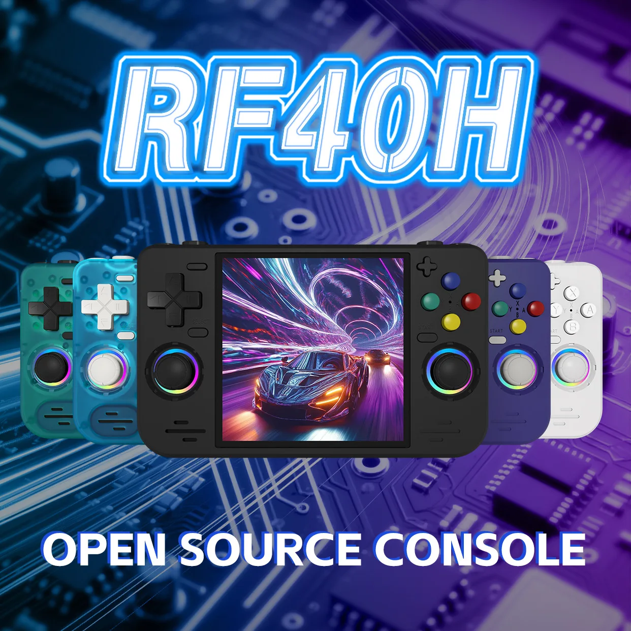 RF40H Handheld Game Console 4- - Open Source Retro Game Console 4 Inch 评论和价格