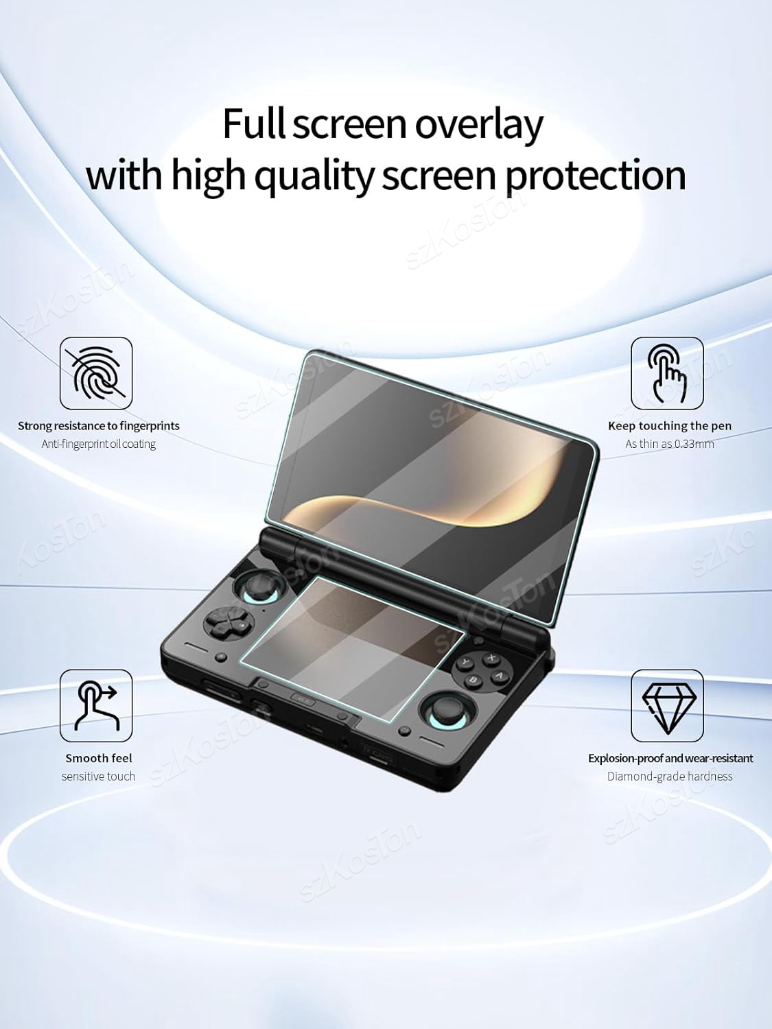 2in1 For AYN THOR Flip Dual Sc - Screen Protector Tempered Glass Console 评论和价格