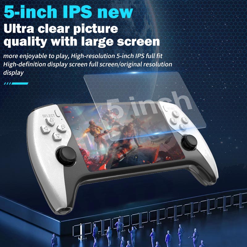 SF3500 5 Inch IPS Retro Handhe - Retro Game Console Hdmi Tv Output 评论和价格