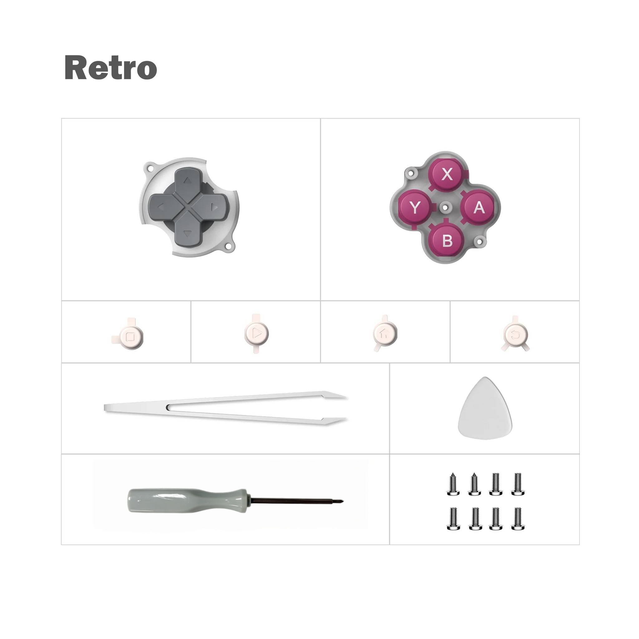 Retroid Pocket Nova DIY Mod Ki - Replacement Buttons Dpad Shell Mod 评论和价格