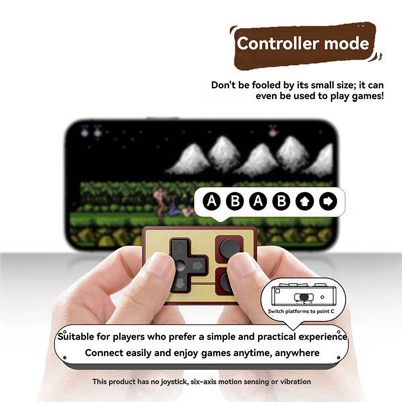 Y44A Bluetooth Mini Game Contr - Wireless Retro Controller Bluetooth Gamepad 评论和价格