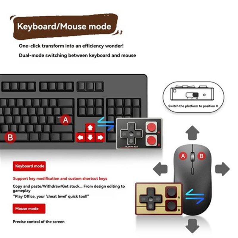 Y44A Bluetooth Mini Game Contr - Wireless Retro Controller Bluetooth Gamepad 评论和价格