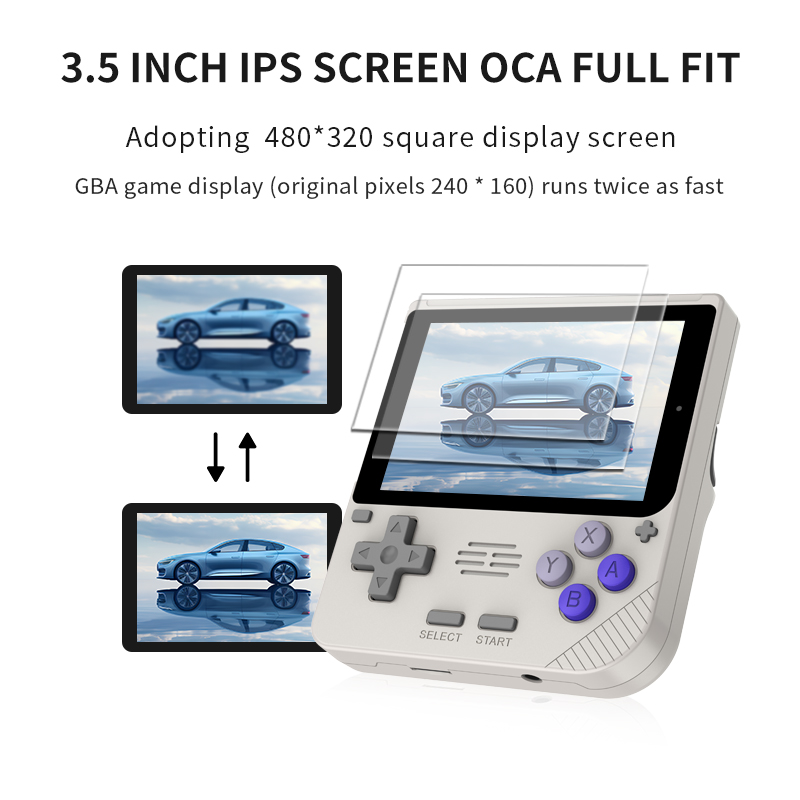 POWKIDDY V10 3.5-Inch IPS Oca  - Retro Handheld Console Linux Ips Screen 评论和价格