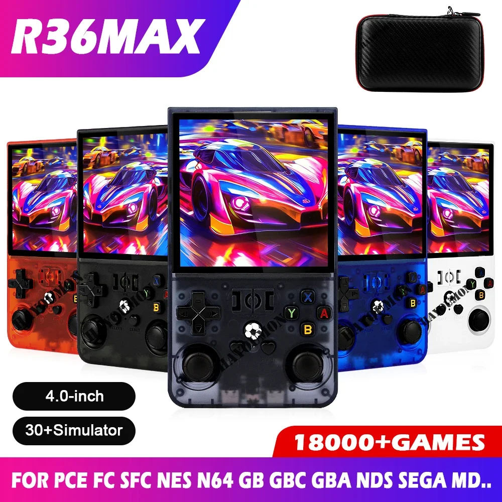 NEW R36MAX Handheld Retro Game - Retro Handheld Console Linux Ips Screen 评论和价格