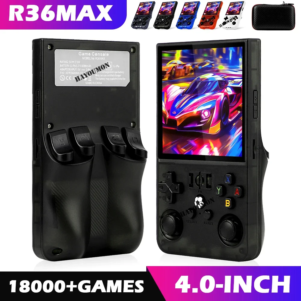 NEW R36MAX Handheld Retro Game - Retro Handheld Console Linux Ips Screen 评论和价格