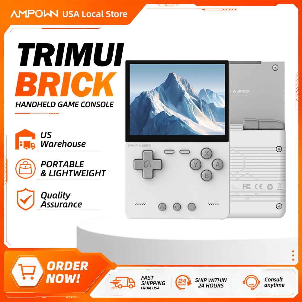 TRIMUI BRICK Handheld Game Con - Retro Handheld Console Linux Ips Screen 评论和价格