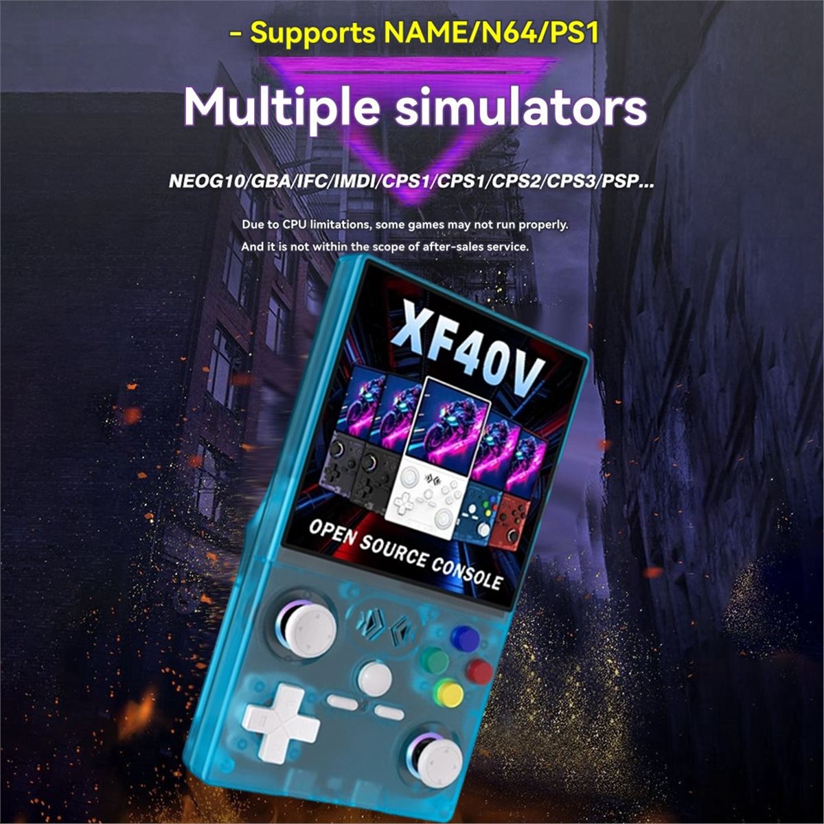 A86G NEW XF40V Retro Handheld  - Retro Handheld Console Linux Ips Screen 评论和价格