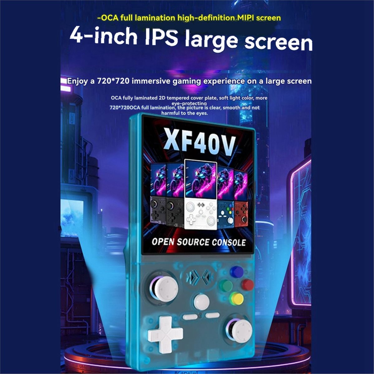 A86G NEW XF40V Retro Handheld  - Retro Handheld Console Linux Ips Screen 评论和价格