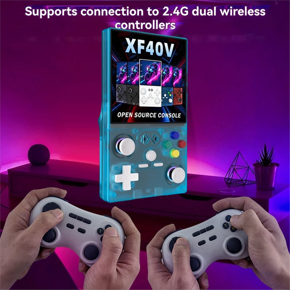 A86G NEW XF40V Retro Handheld  - Retro Handheld Console Linux Ips Screen 评论和价格
