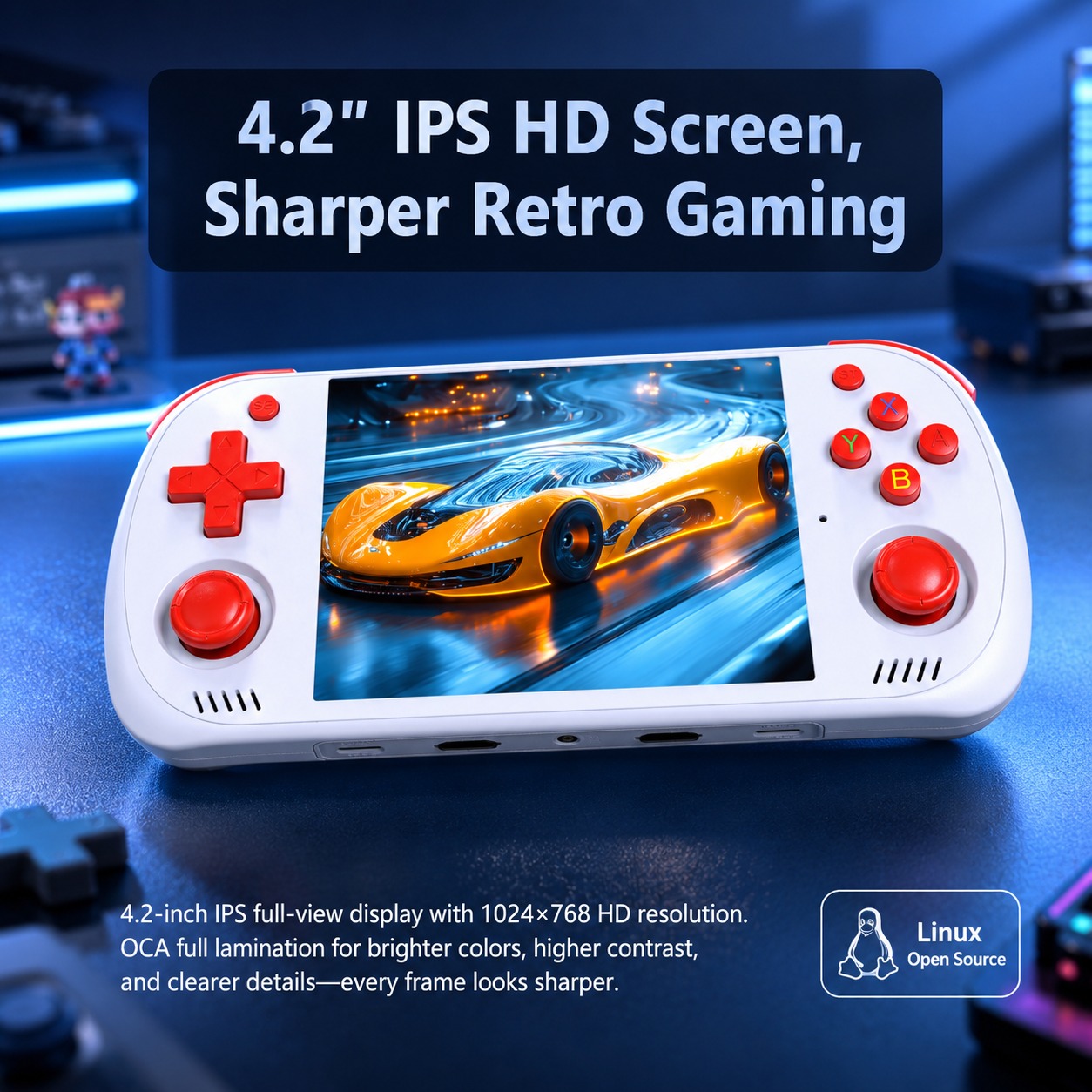 R36H PROMAX Retro Handheld Gam - Retro Handheld Console Linux Ips Screen 评论和价格
