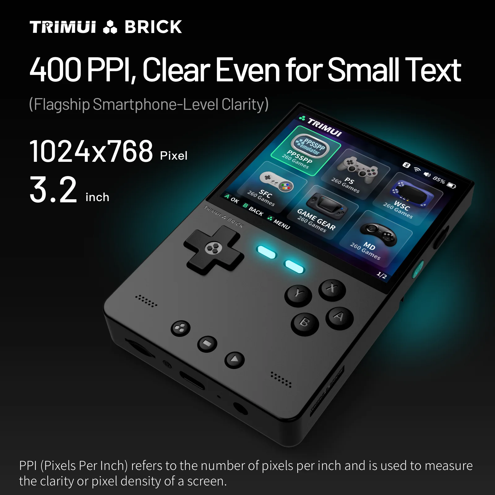 TRIMUI BRICK Handheld Game Con - Retro Handheld Console Linux Ips Screen 评论和价格