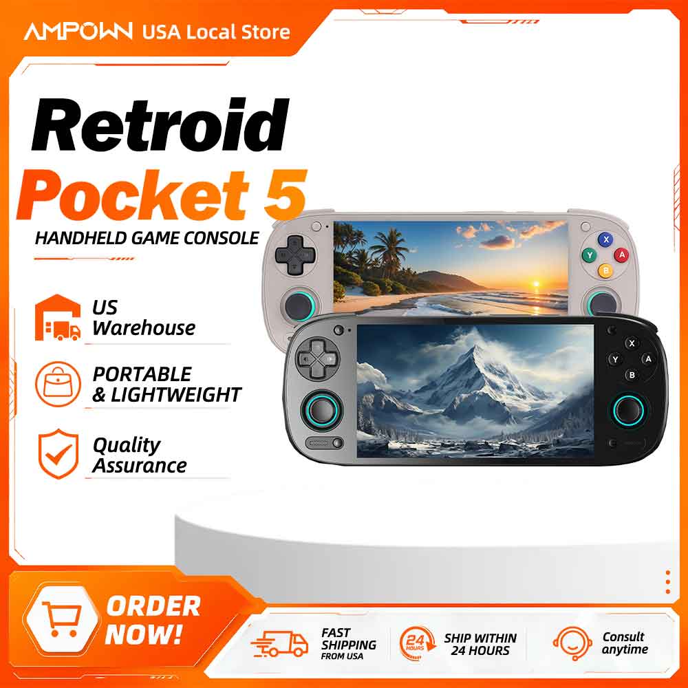 Retroid Pocket 5 SD865 Gaming  - Android Retro Gaming Handheld Oled 评论和价格