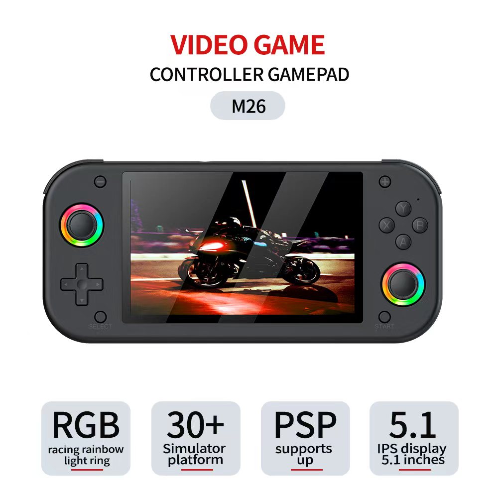 M26 Retro Handheld Game Consol - Open Source Retro Game Console 4 Inch 评论和价格